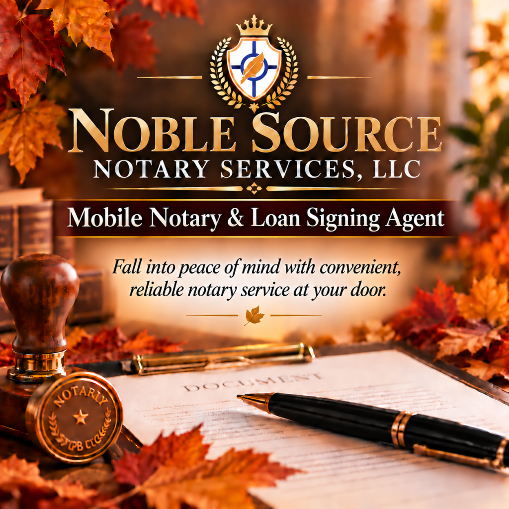 Mobile Notary Service Made Convenient This&nbsp;Fall